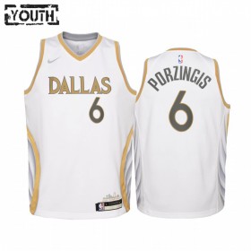 Dres Dallas Mavericks Kristaps Porzingis 6 2020-21 City Edition Swingman - Dječji